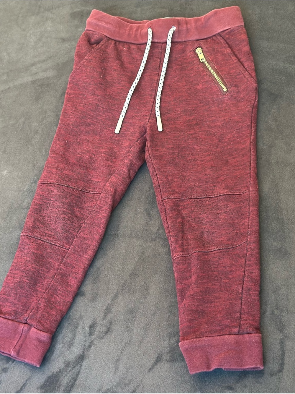 Sovereign Code Kids Burgundy Drawstring Joggers